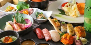 【「悟 SATORI 」コース】特撰の握り5貫・名物炙り寿司4貫など料理11品 - KINKA sushi bar 六本木