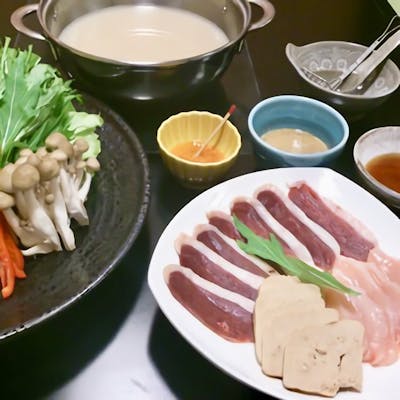 合鴨とフォアグラのしゃぶしゃぶ
