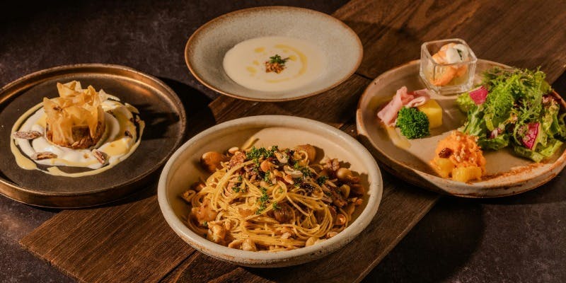 秋のカジュアルランチ Pasta＋1ドリンク