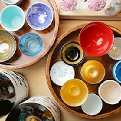 選ぶのが楽しいお猪口や徳利、ぐい呑みなどの酒器の数々