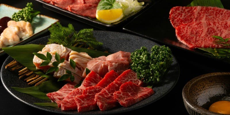 【スギモト焼肉コース】やきすき、黒毛和牛など全12品