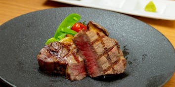 【ランチフルコース】最高級黒毛和牛ステーキコース - 楽食倶楽部 裏小路牛肉店