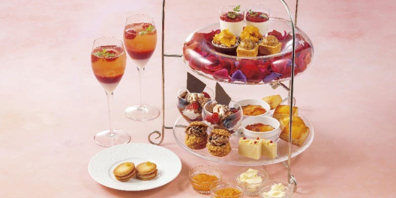 ブルーブリックティーセット～陽だまりテラス～＋フランボワーズカクテル（12/26～30・1/5～2/14）