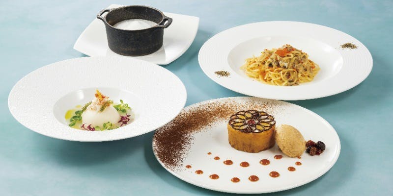 【冬のランチコース】真鱈と黒キャベツのフレッシュパスタなど4品＋乾杯スパークリング（1/5～2/14）