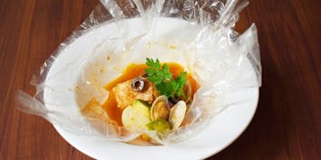 【平日限定】白身魚とアサリのブイヤベース　ハーフブッフェ付 - カフェ＆レストラン シルク／ホテルJALシティ関内 横浜