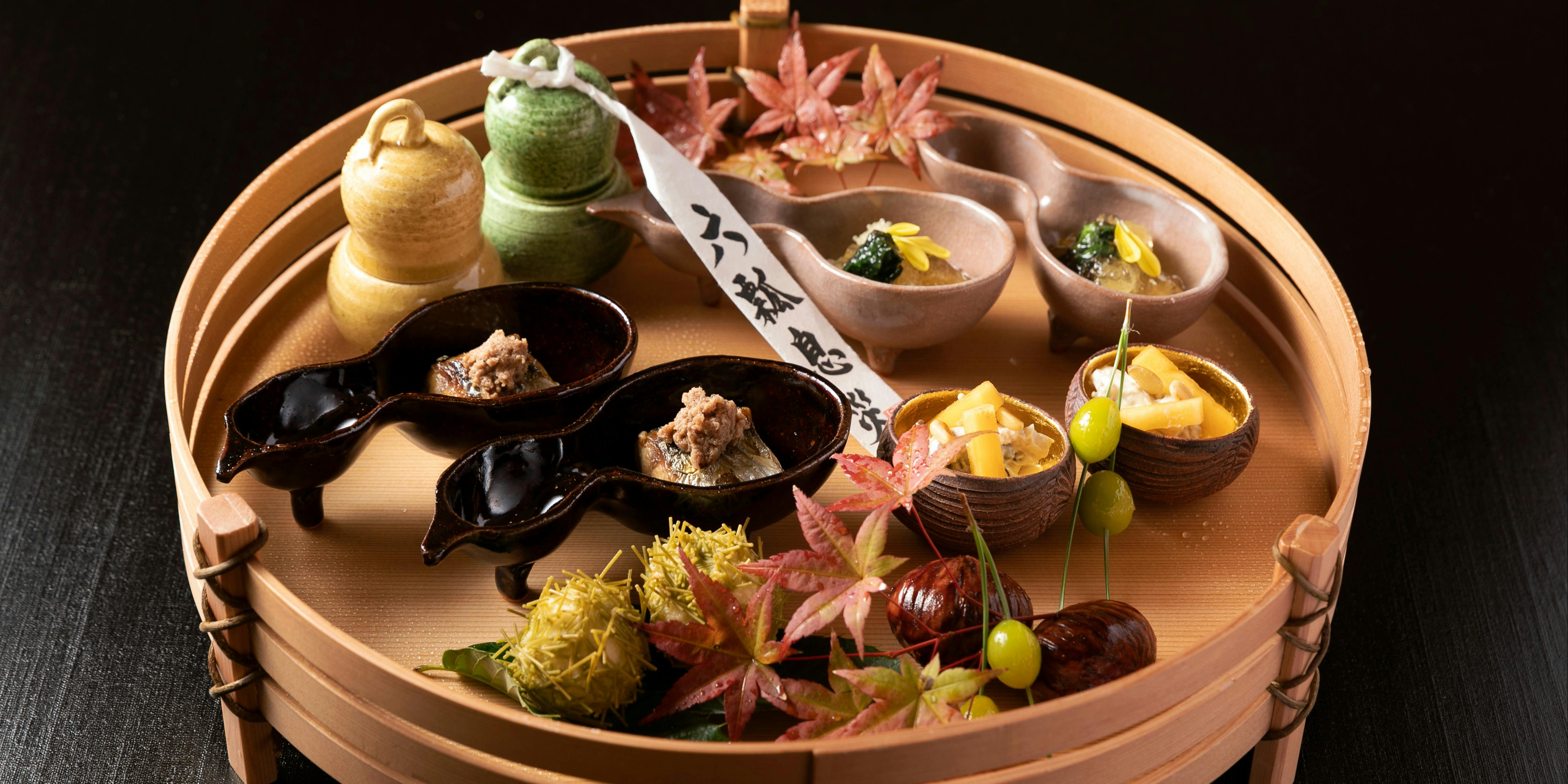 会席の八寸盛り合わせ15個セット 小鉢各6個付き