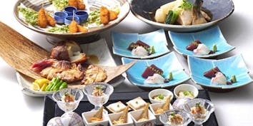【お料理のみ】鰤かま大根と鶏の西京焼きコース - 和食 えん 汐留店