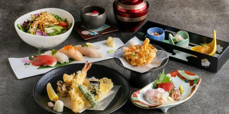 【天婦羅・寿司御膳】ディナー