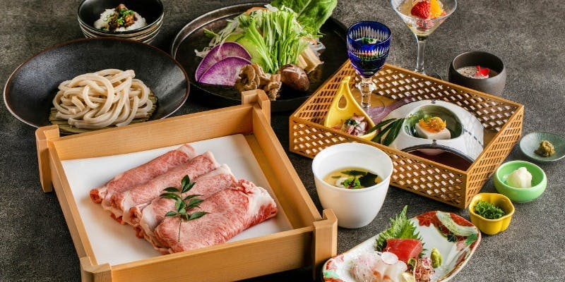 【米沢牛A5のしゃぶしゃぶ】コース