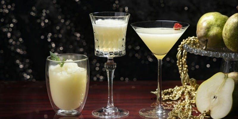 季節のフルーツカクテルも含む ドリンク2杯＆選べるフード1品セット