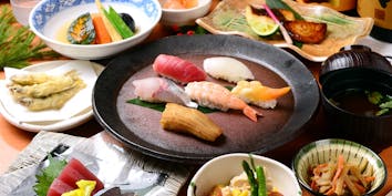 【弓張～ゆみはり～おつまみをメインに愉しむコース】 - 寿司向月sasashima