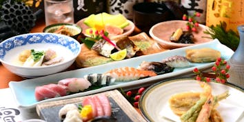 【十三夜～じゅうさんや～おつまみをメインに愉しむコース】 - 寿司向月sasashima