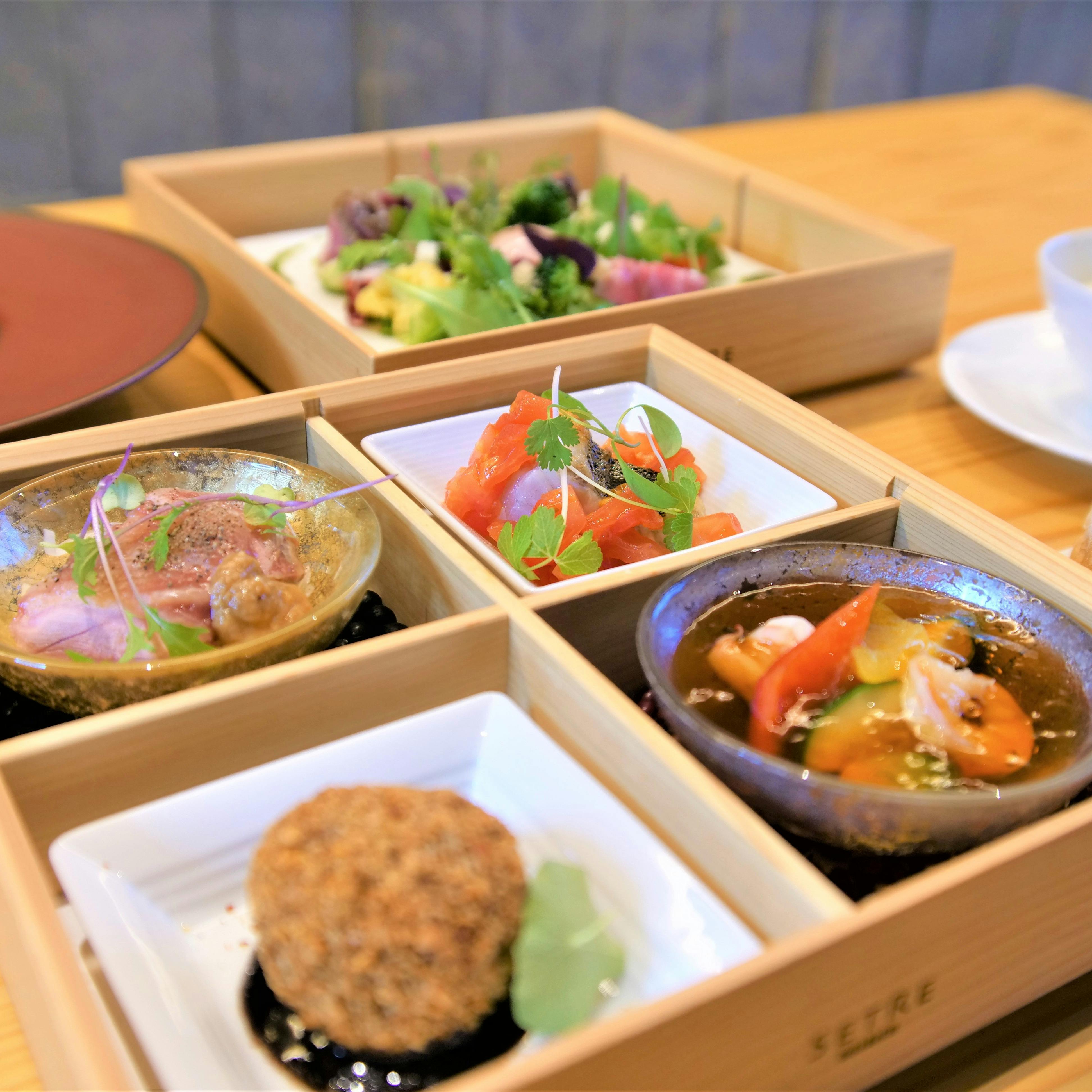 セトレならまち Naramachiランチ シェフおすすめ期間限定ランチ 季節の奈良食材のマリアージュ ランチ プラン メニュー 一休 Comレストラン