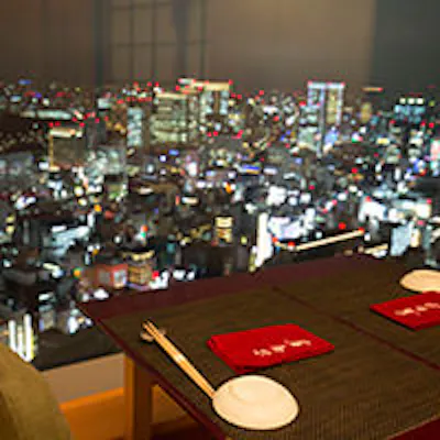 夜景を見ながらゆったりと