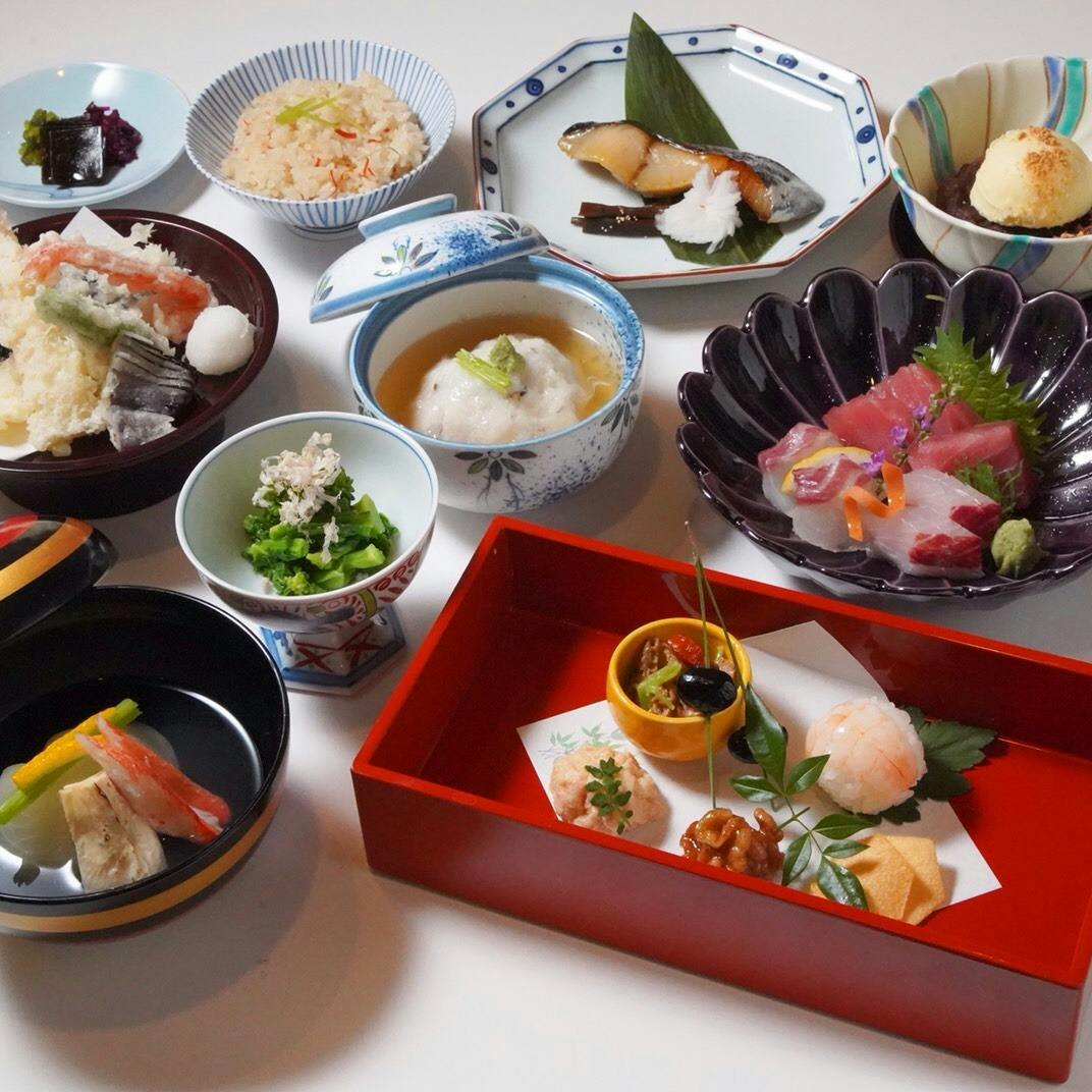 京都田ごと光悦舗 新宿京王百貨店 【花会席】全9品 ディナー プラン(11093668)・メニュー