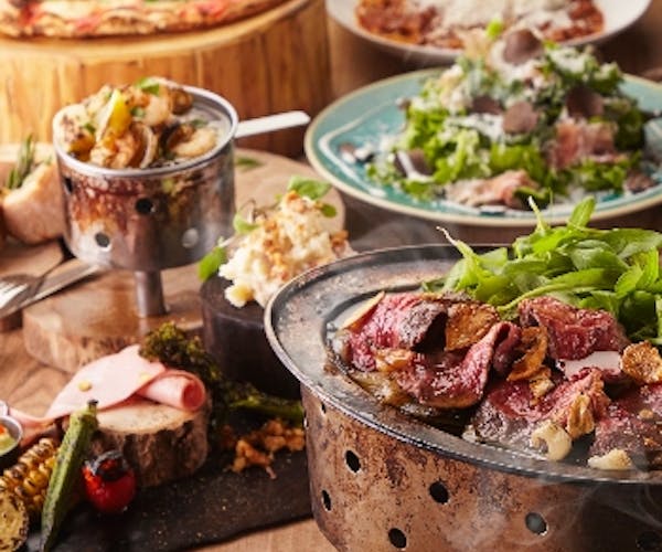 イタリアン 食べ放題 梅田ファクトリーカフェ Okaimonoモール レストラン