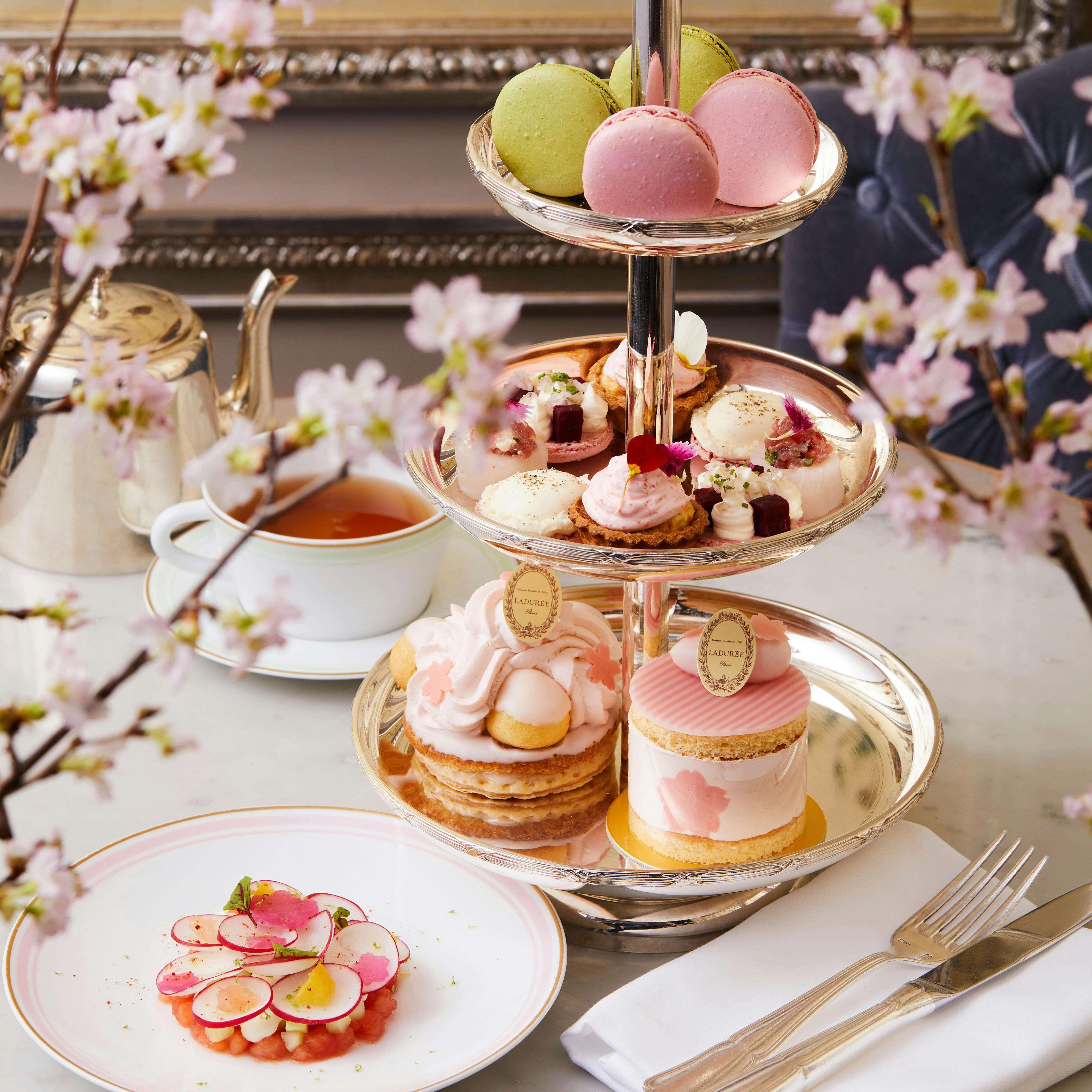 ラデュレ サロン ド テ 銀座三越店 Laduree Salon De The 銀座 フランス料理 一休 Comレストラン