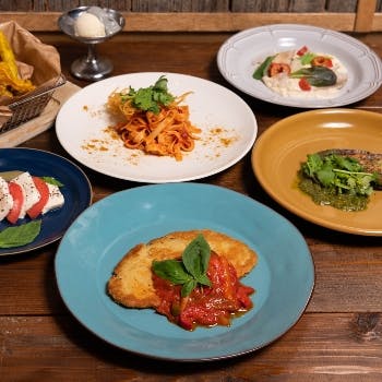 ディナー イタリアン 虎ノ門ヒルズカフェ Okaimonoモール レストラン