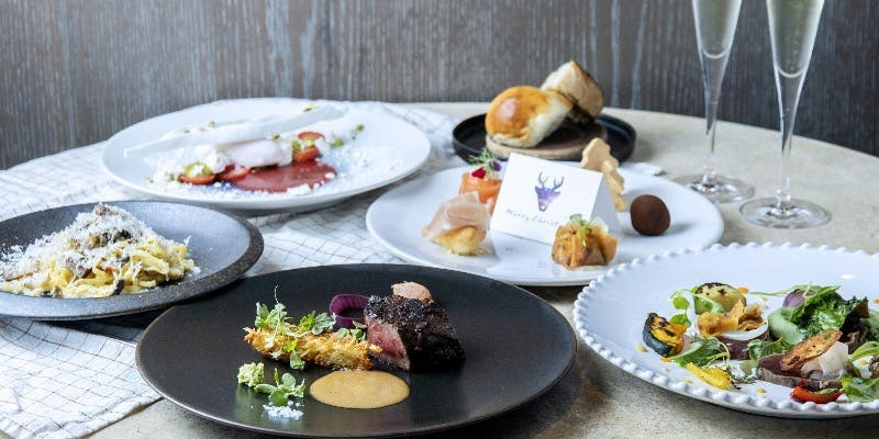 【Xmas2025】前菜からデザートまで贅沢に楽しめるランチクリスマスコース