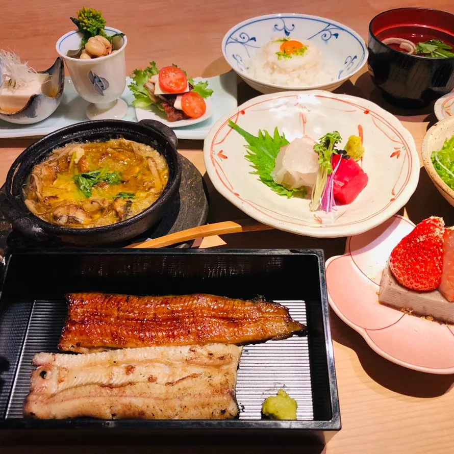 鰻割烹 まえはら 京都店 一休限定 鰻白焼き 蒲焼き二味盛り 鰻の柳川 料理長厳選お造りなど全7品 ディナー プラン メニュー 一休 Comレストラン