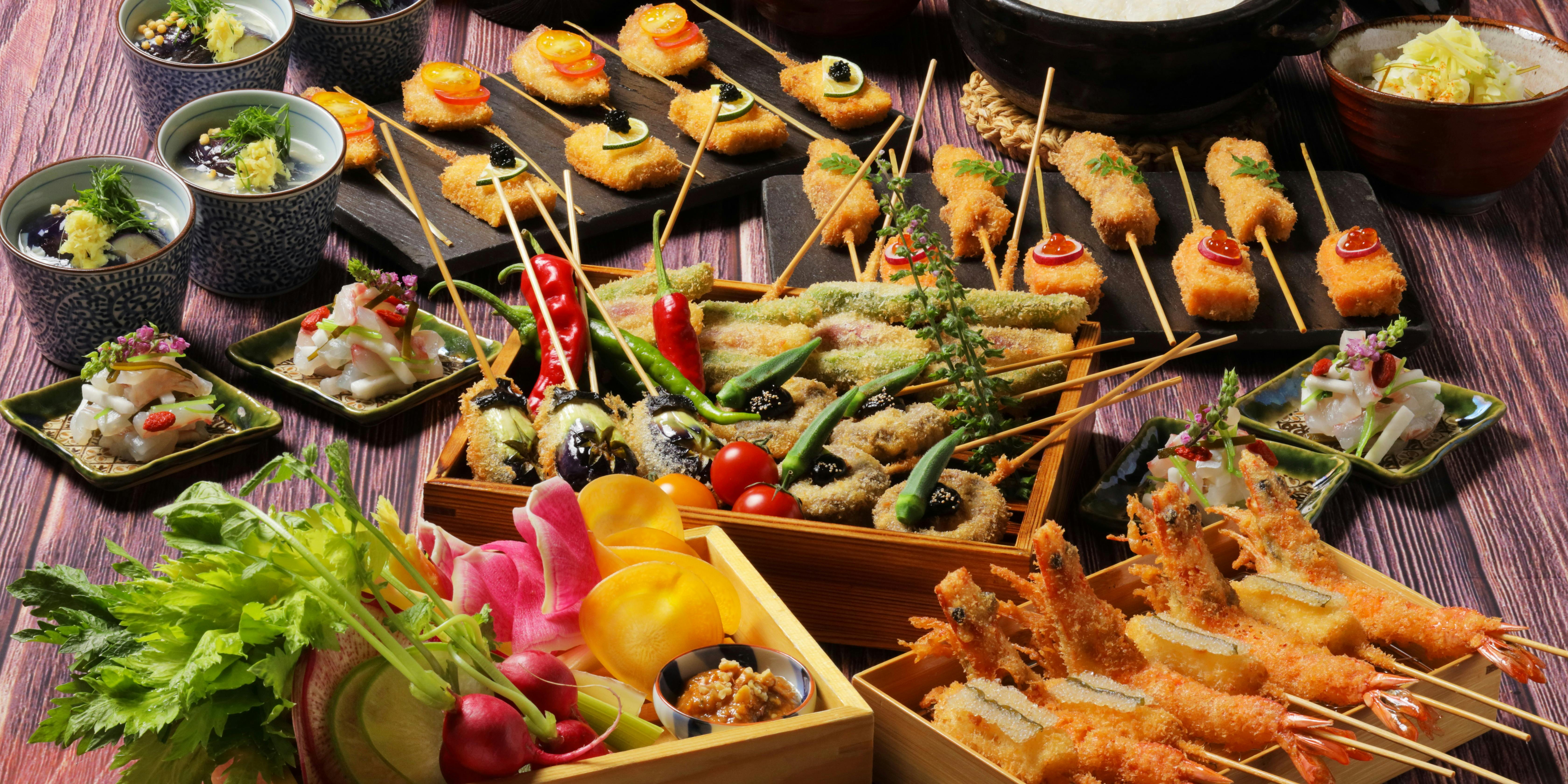 ギンザ舌呑（ギンザゼットン） 旨味極まる！魚介料理・自慢の串揚げ5種