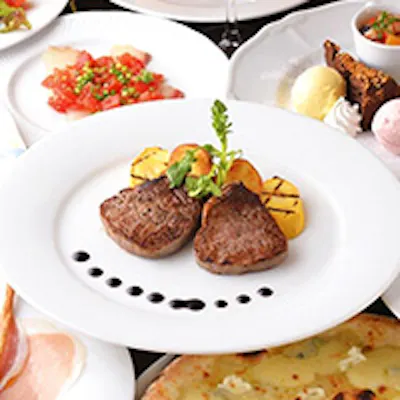 シェフ自慢のイタリア料理を堪能