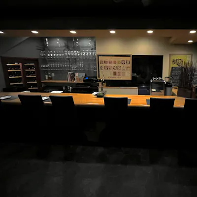 静かで落ち着いた店内