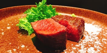 【贅沢コース】尾崎牛生ユッケや九州産牛赤身のステーキなど全7品 - EBISUYA