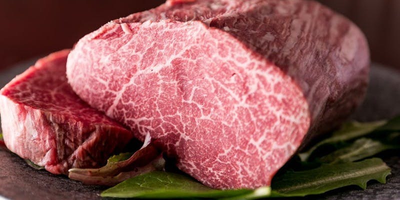 Platinumコース　メインA5おびら和牛フィレ肉炭火焼など全8品