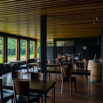 自然とレストランのマリアージュ