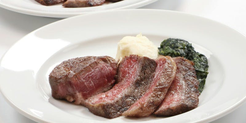 【フィレミニョン＆和牛ステーキコース】鮮魚、ステーキ2種、デザートなど全5品