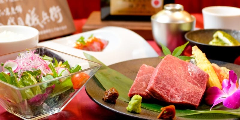 【大阪 難波で楽しむ神戸牛鉄板焼き】神戸牛大阪浪漫 ～パンドラに満ちた饗宴～（極上赤身＆別格希少部位）