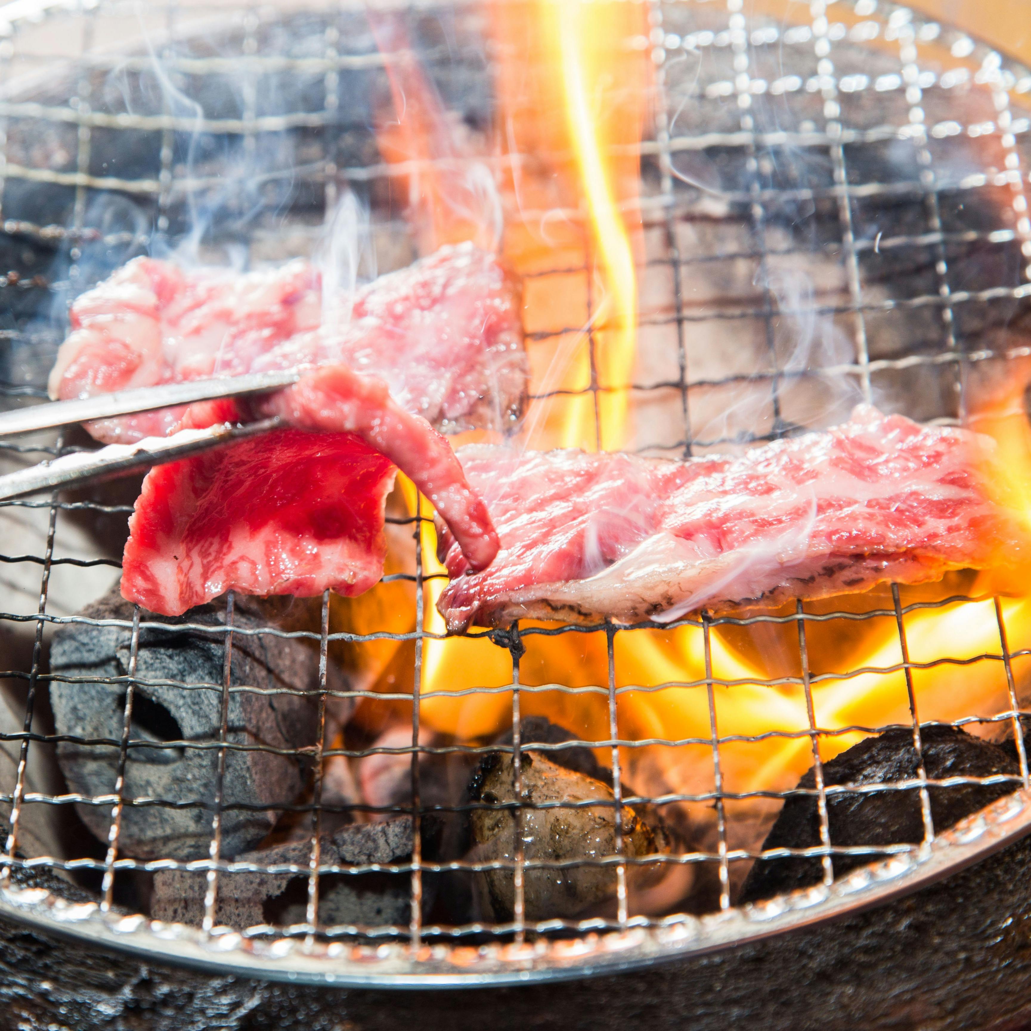 花炎 新宿店 花炎コース A5黒毛和牛の炙り焼肉 山形牛ビビンバなど 2時間飲み放題 ディナー プラン メニュー 一休 Comレストラン