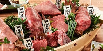 【舌賛コース】神戸ビーフやいちぼなど全16品 - 神戸牛焼肉&生タン料理 舌賛