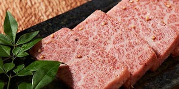 【贅沢ランチコース】神戸牛舟盛りやホルモン等のお肉 - 神戸牛焼肉&生タン料理 舌賛