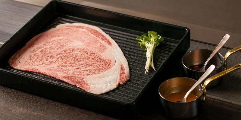 【一休限定ペアランチ】神戸牛と黒毛和牛の三種の味わい、デザート付全7品