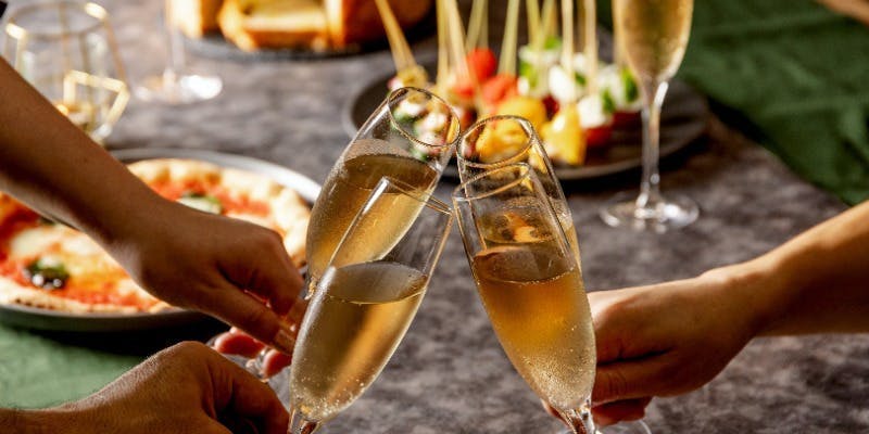 Wメイン！人気の前菜盛り＆お肉もお魚もWメインの贅沢プラン全6皿＋スパークリング含2h飲み放題