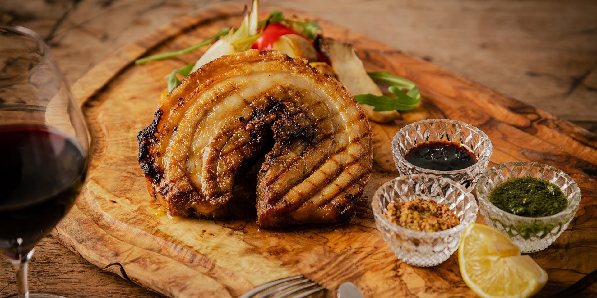 伊太利亜市場BAR 【お花の記念日プレート付】Wメイン！お肉もお魚も