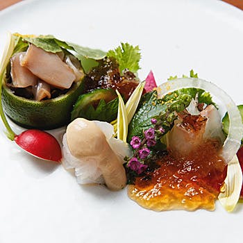 マガリバナ Magaribana 前菜 お造り 焼物 強肴 甘味等全12品 ランチ プラン メニュー 一休 Comレストラン