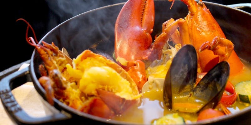 Menu de la Mer　海の物語を一皿ずつ紡ぐディナーコース