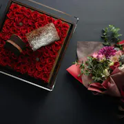 ショコラ&花束