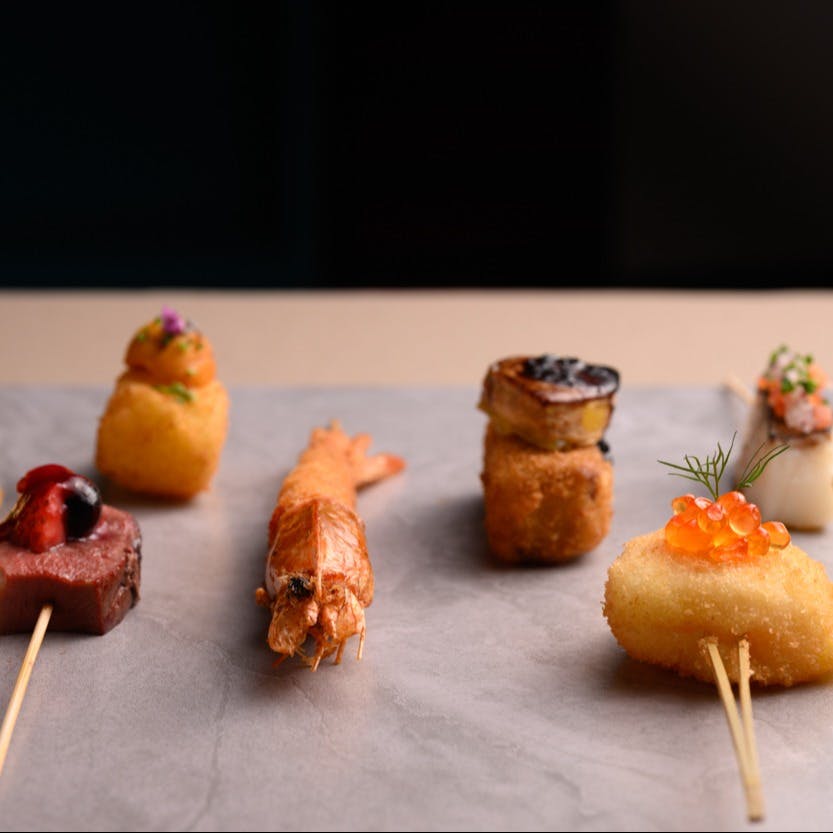 フランス料理 オーストラリア産キャレダニョーのロティ アンディーブの