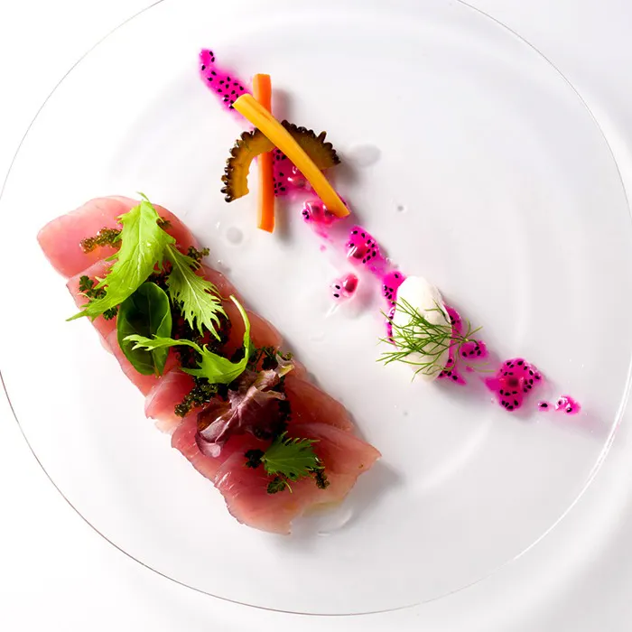 レストラン Tin In イラフsui ラグジュアリーコレクションホテル 沖縄宮古 Lunch Course 魚料理or肉料理 前菜 スープ デザートなど全4品 ランチ プラン メニュー 一休 Comレストラン