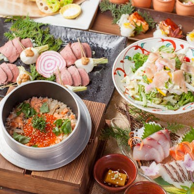 まいか アトレ上野店 みのりコース 季節の食材をふんだんに使用した内容全9品 180分飲み放題付 ランチ プラン メニュー 一休 Comレストラン
