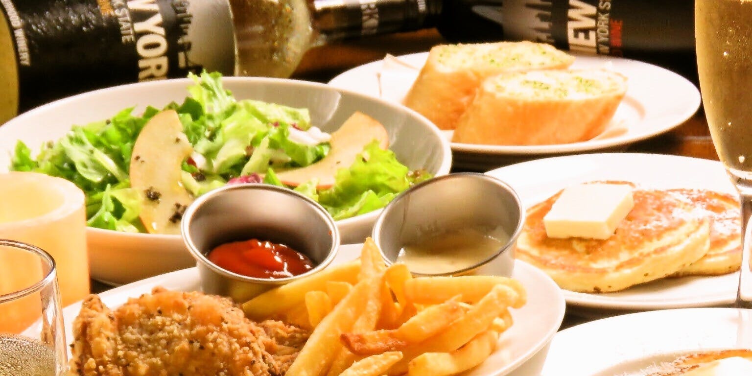 Buttermilk Channel 横浜 【ランチにオススメ】ドリンク2杯付き！人気のバターミルクフライドチキン含む全5皿 ランチ プラン