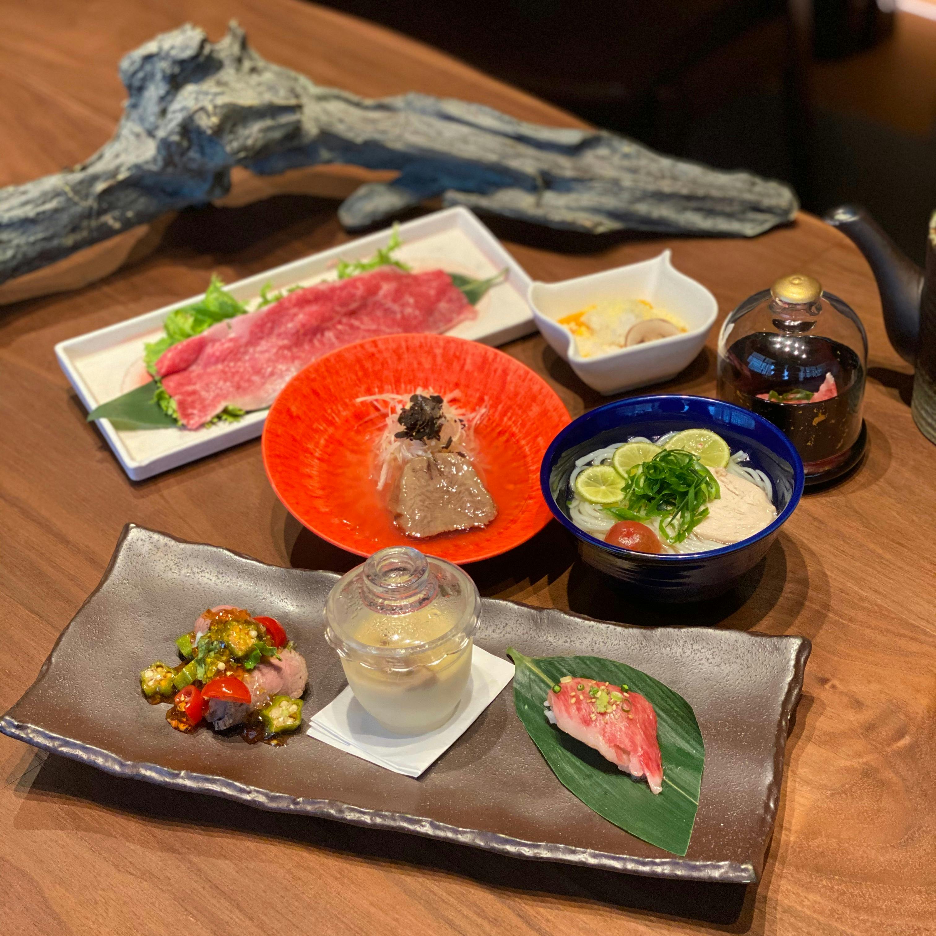 肉料理 Kojiro 肉料理ランチコース 炙り寿司や焼きすき等全7品 ランチ プラン メニュー 一休 Comレストラン