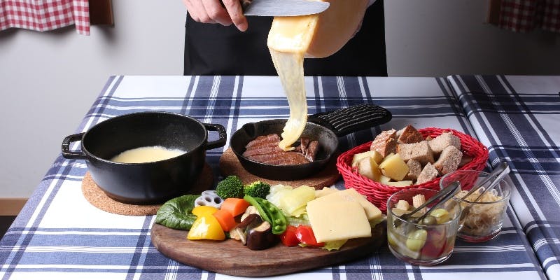 【ラクレットチーズとチーズフォンデュ】国産牛のチーズセット