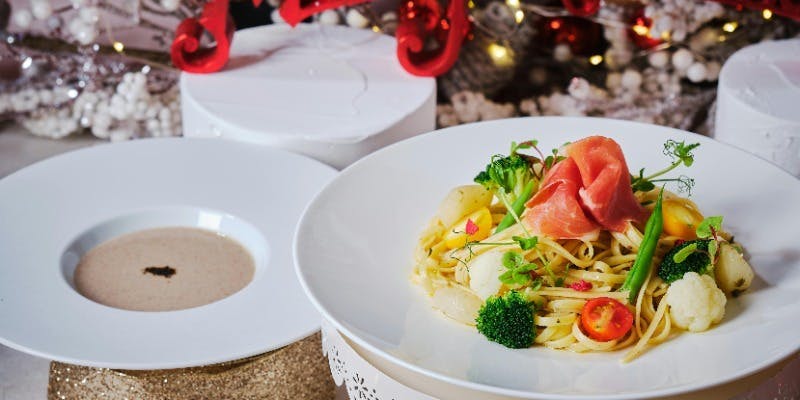 【12月25日限定料金】ハピネス クリスマスアフタヌーンティー（パスタランチ）
