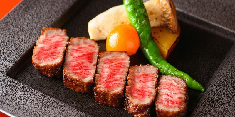 銀座 Sun‐mi本店 日本料理 香川 【厳選黒毛和牛ステーキ会席】全6品