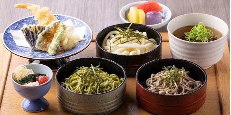 平日ランチ限定「天婦羅麺三昧」